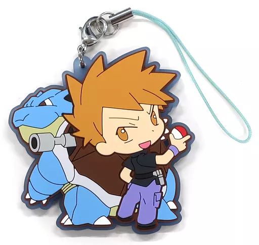 POKÉMON TRAINERS ポケモントレーナーズ ラバーストラップ 中古】ストラップ(キャラクター) グリーン＆カメックス