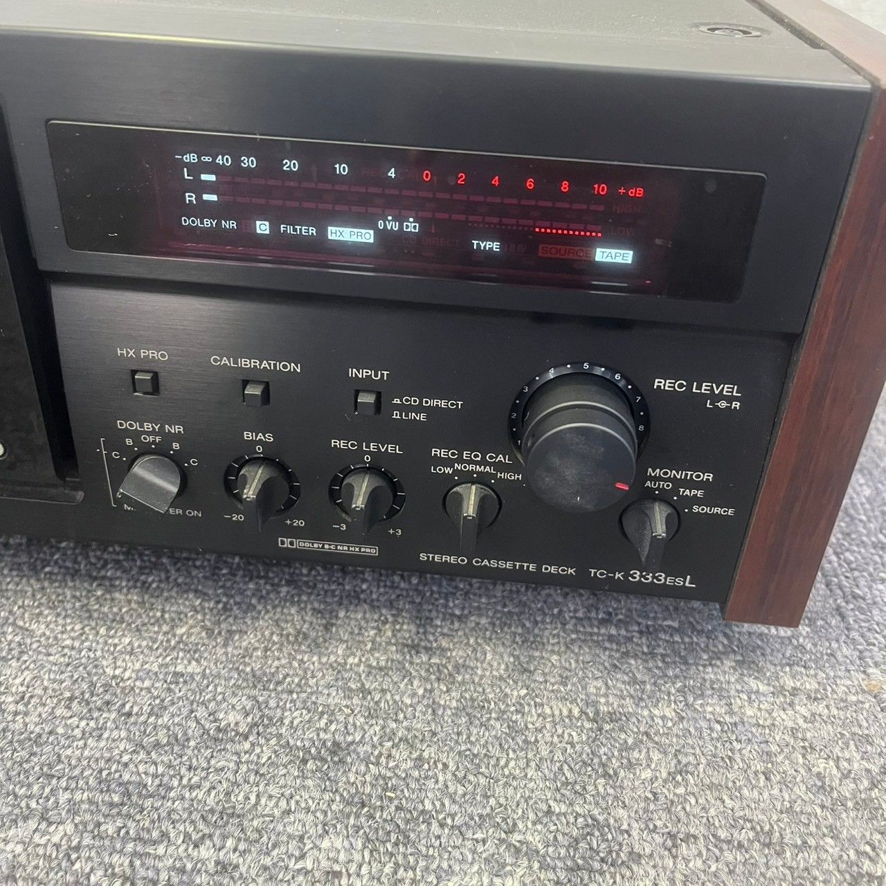 SONY - SONY ソニー 3ヘッド カセットデッキ TC-K333ESL 昭和レトロ SONY ソニー 3ヘッド カセットデッキ TC-K333ESL 昭和レトロ