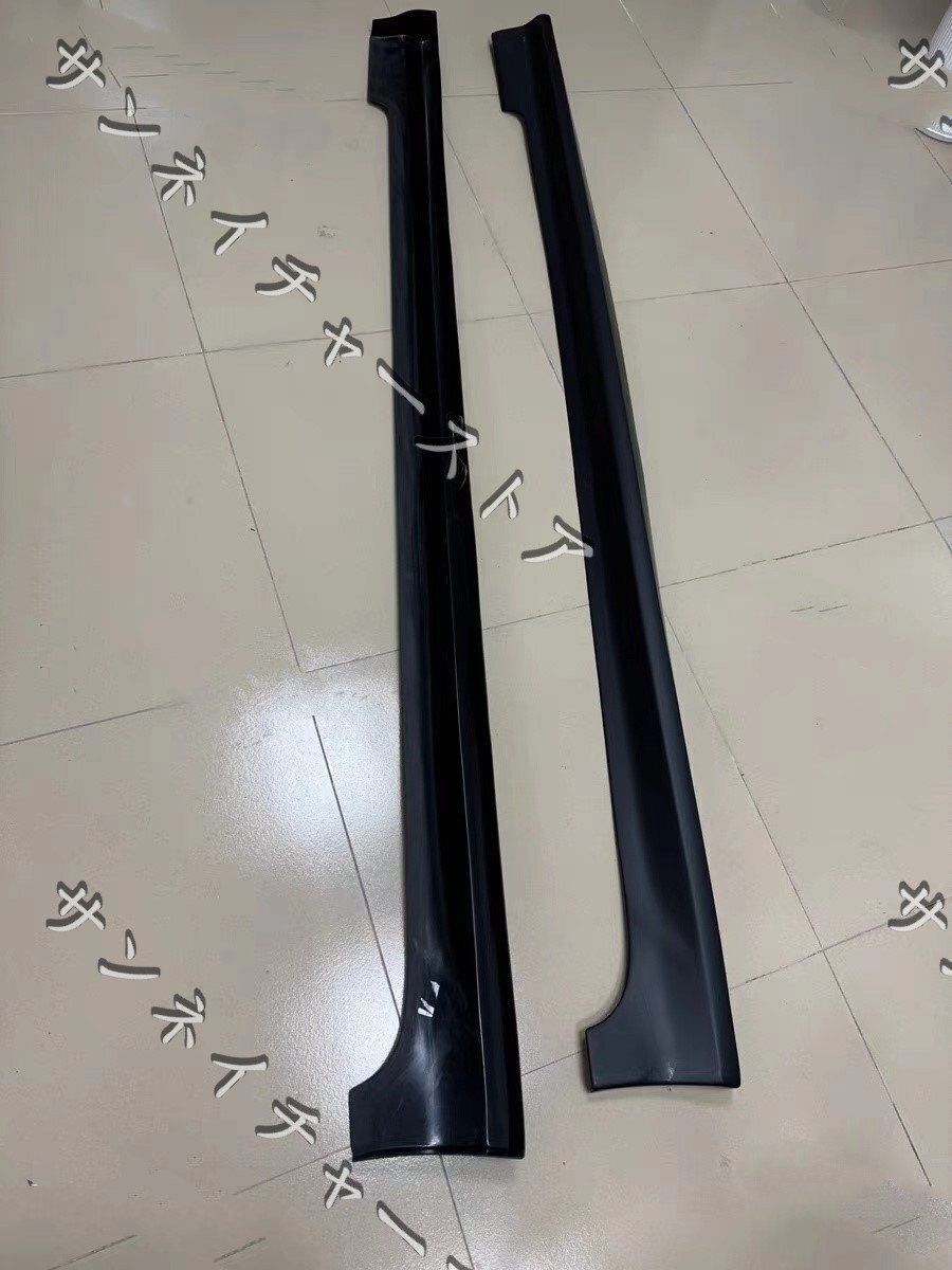 ブラック トヨタ マークX GRX系 サイドステップ サイドスカートスポイラー ブラック】トヨタ マークX GRX サイドステップ サイドスカート