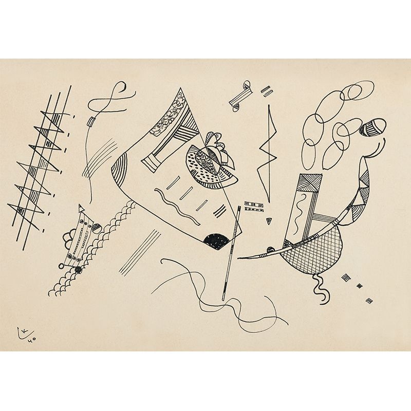 A3サイズ カンディンスキー ポスター 無題 アートポスター ワシリー