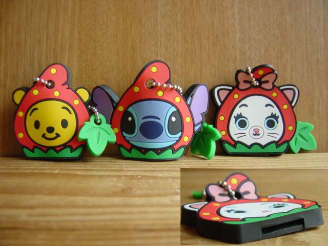 ♯Fta17Ctディズニーキャラいちごキーカバー全6種 ♯Fta17Ctディズニーキャラいちごキーカバー全6種 - メルカリ