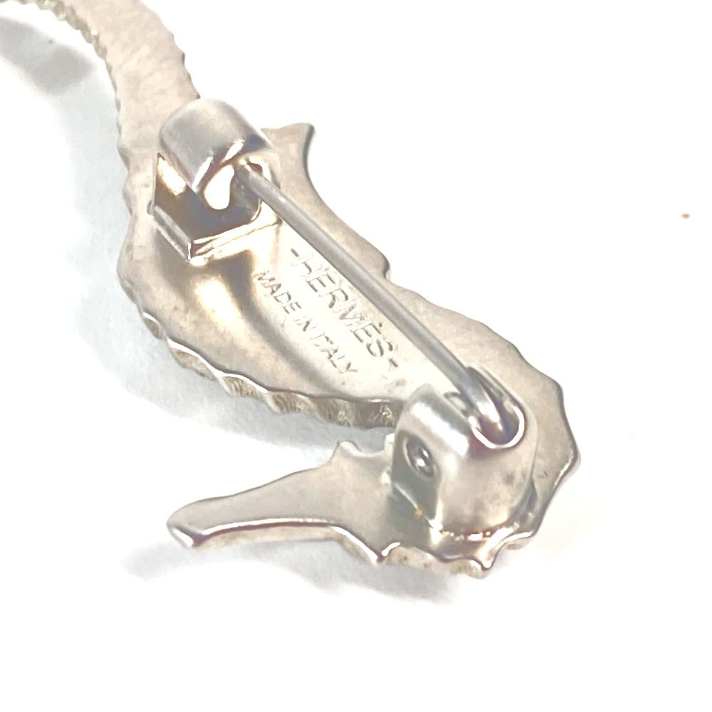 HERMES エルメス ブローチ タツノオトシゴ メタル - メルカリ