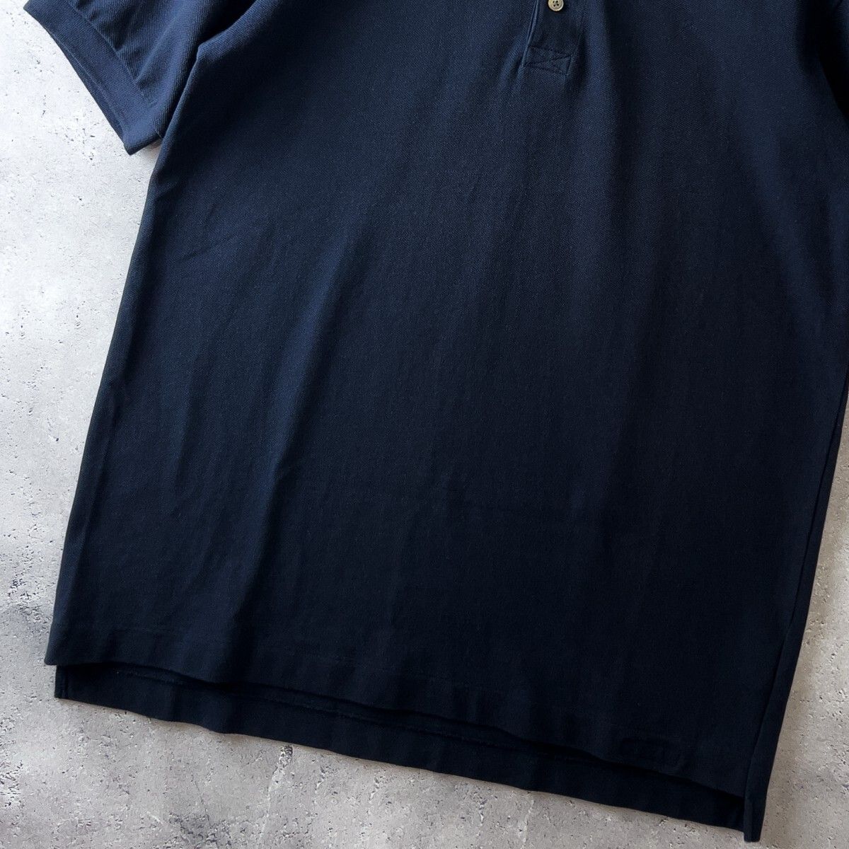 美品 PAPAS GOLF パパス ゴルフ 鹿の子 コットン ピケ 半袖
