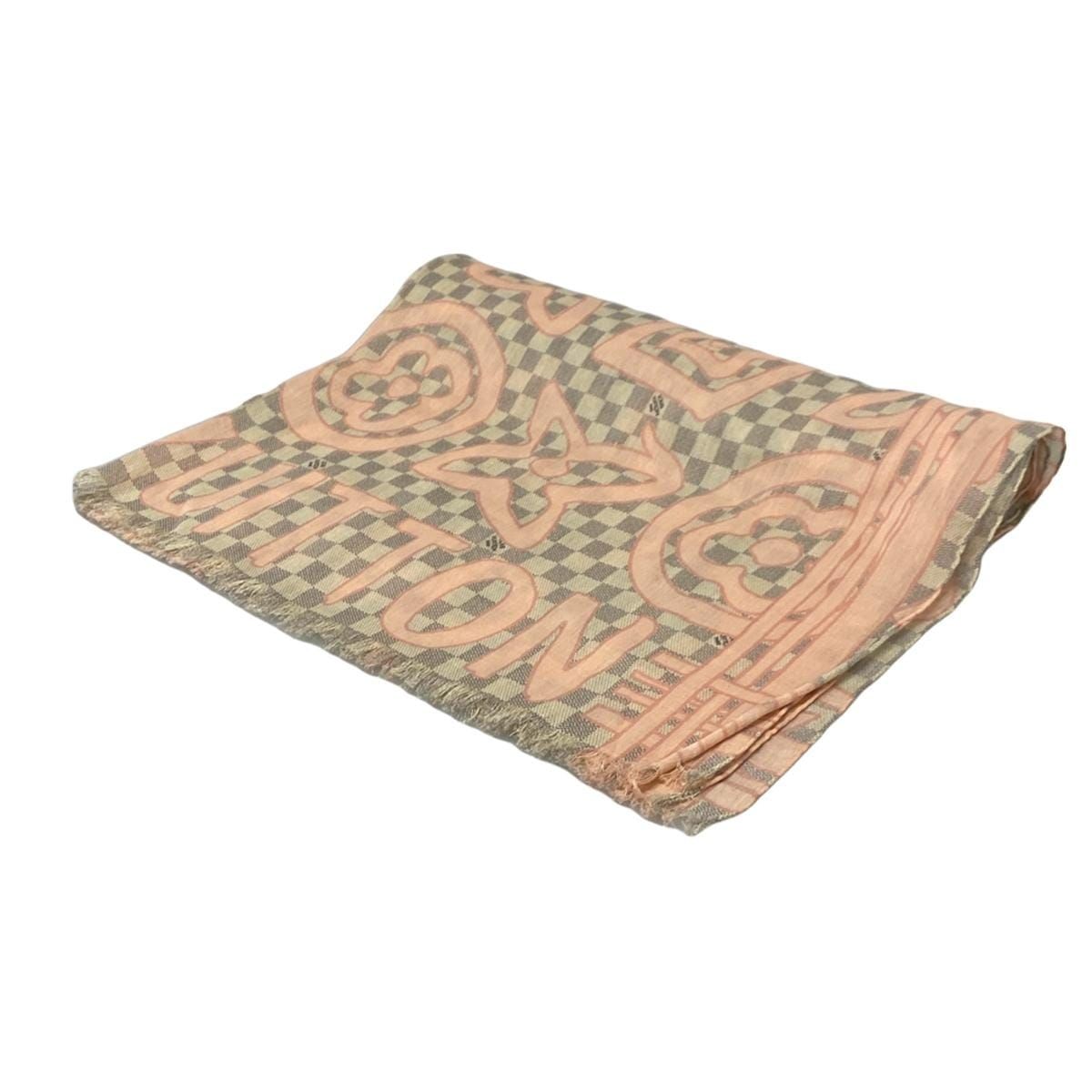 極美品✨ルイヴィトン ショール・モノグラム デュンヌ／ベージュ