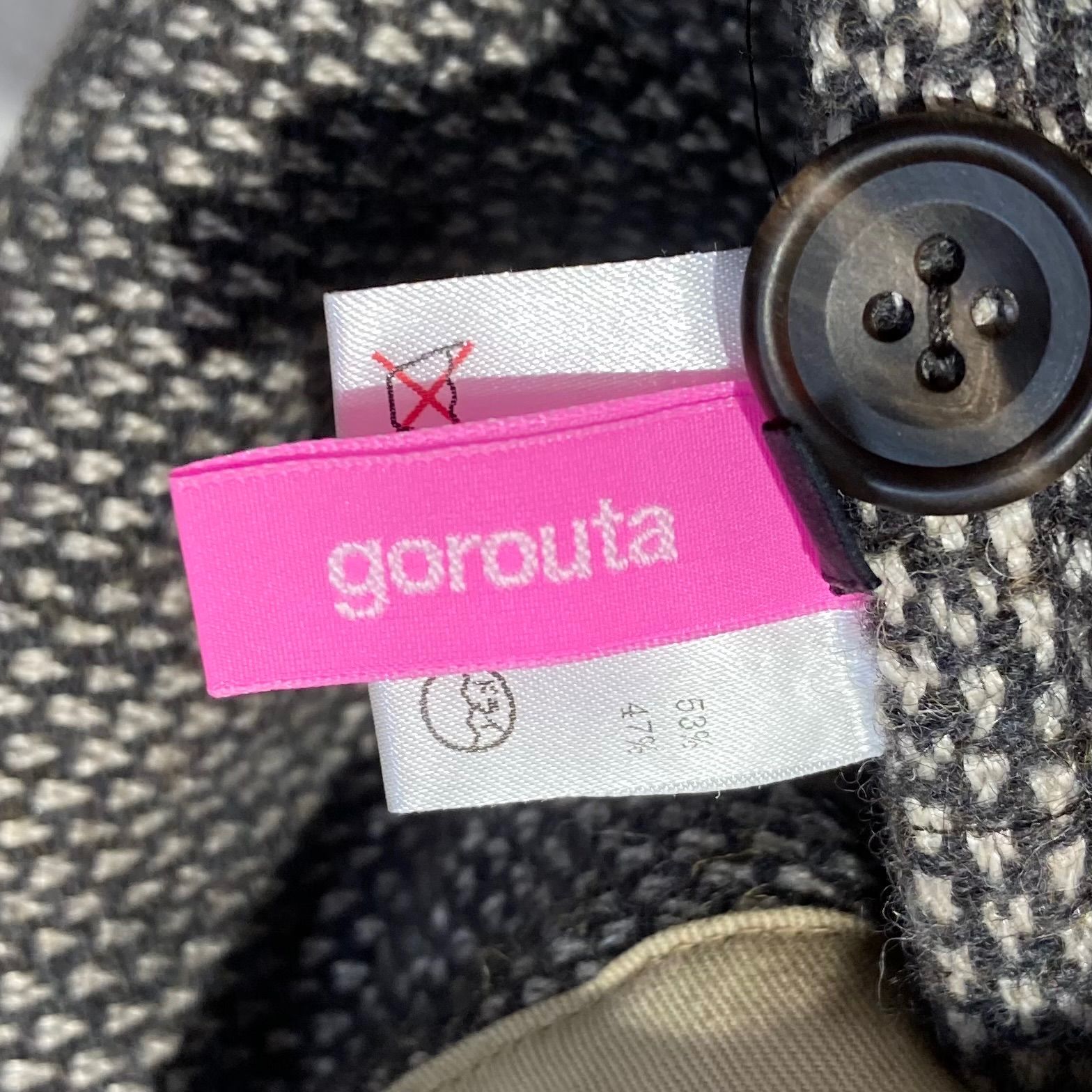 gorouta ゴロウタ ウール×リネン テーラードジャケット シングル