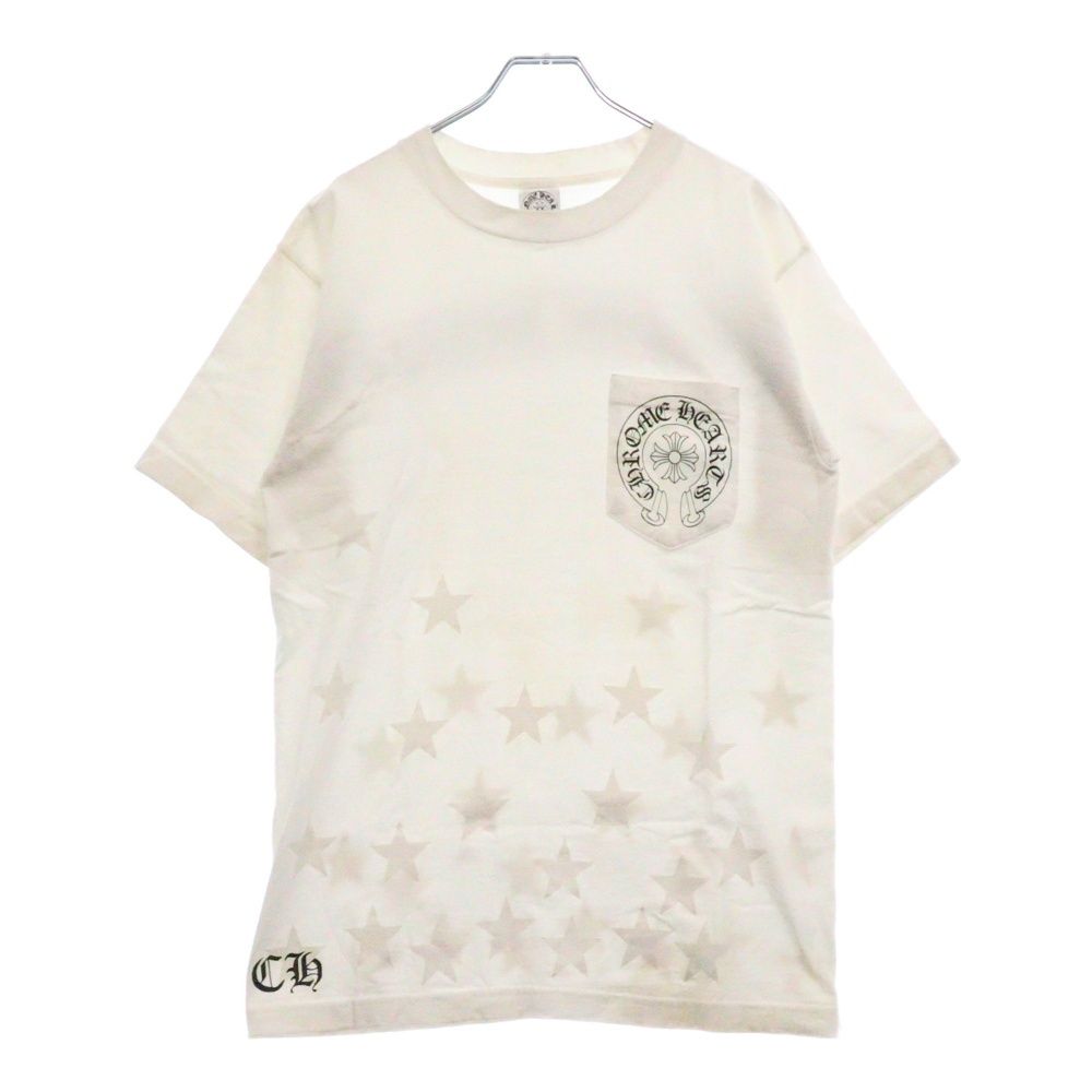 クロムハーツ Tシャツ スクロールラベル スタープリント 古着 USED CHROME HEARTS (クロムハーツ) OLD Scroll Label Star オールド