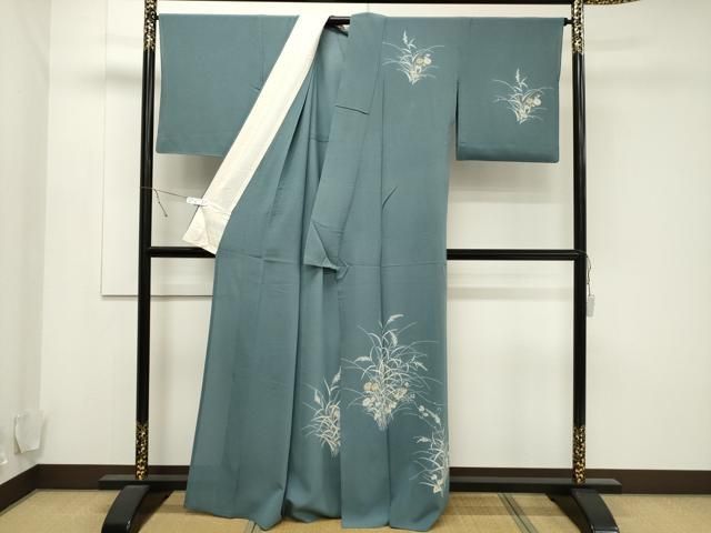 平和屋着物＊夏物 訪問着 絽 蔦の葉文 金彩 洗える着物 CAAW3061ut