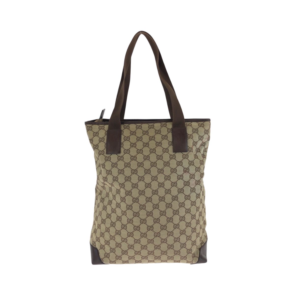 美品 GUCCI グッチ ベージュ ブラウン シルバー金具 GG
