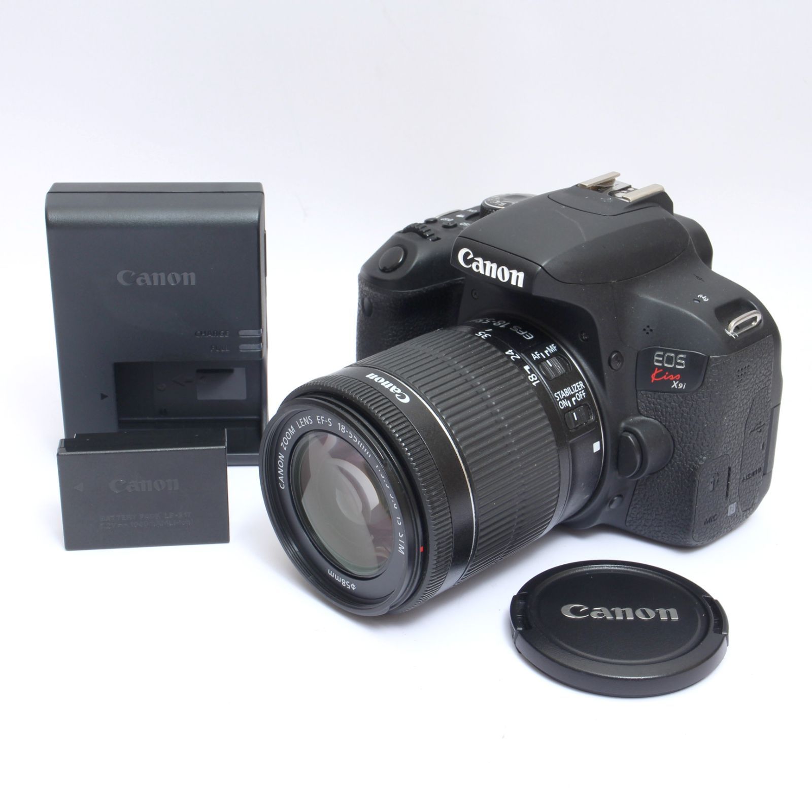Canon キャノン EOS Kiss X9i + EF-S 18-55mm IS STM レンズセット