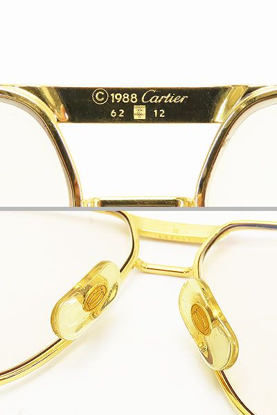Cartier サングラス トリニティ　ヴィンテージ　ティアドロップ　ケース付き 美品】Cartier カルティエ トリニティ ヴィンテージ ティア