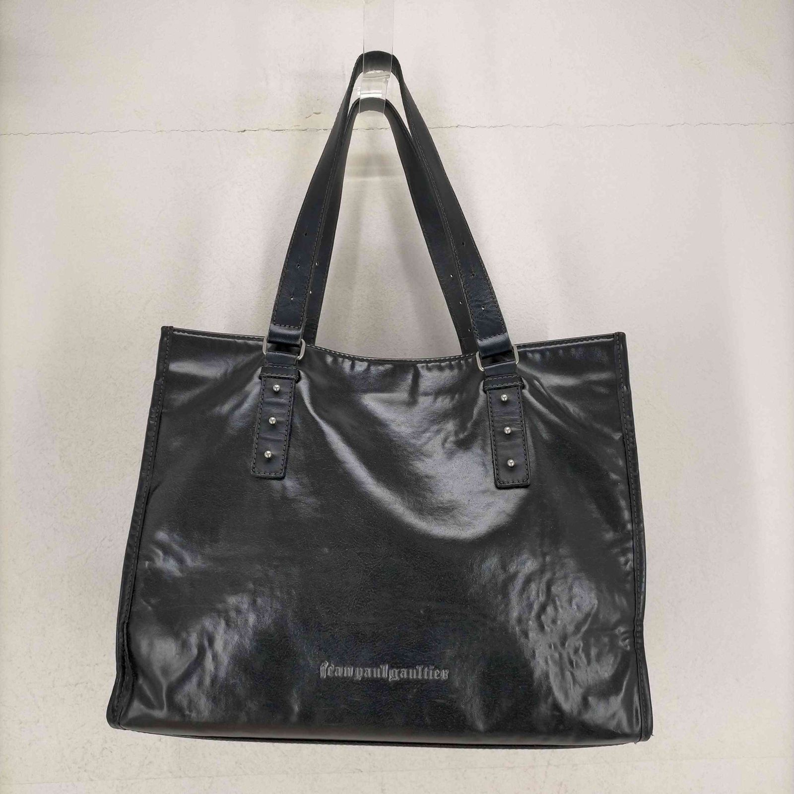 ジャンポールゴルチエ Jean Paul GAULTIER ロゴエンボス加工トート 