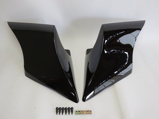 品 harley用 Touring ツーリング ストレッチサイドカバー 2009-2025 黒