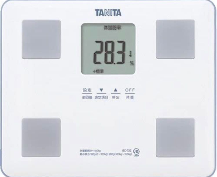 体組成計 TANITA BC-722-WH BC722WH - 健康管理、計測計