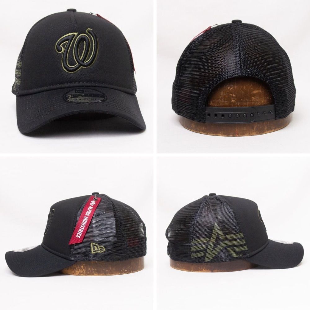 NEW ERA Alphaコラボ ワシントンナショナルズ メッシュキャップ