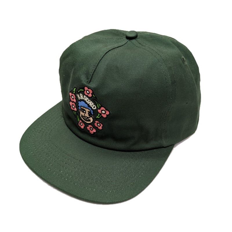 KROOKED SWEATPANTS REDUX SNAPBACK CAP OLIVE
