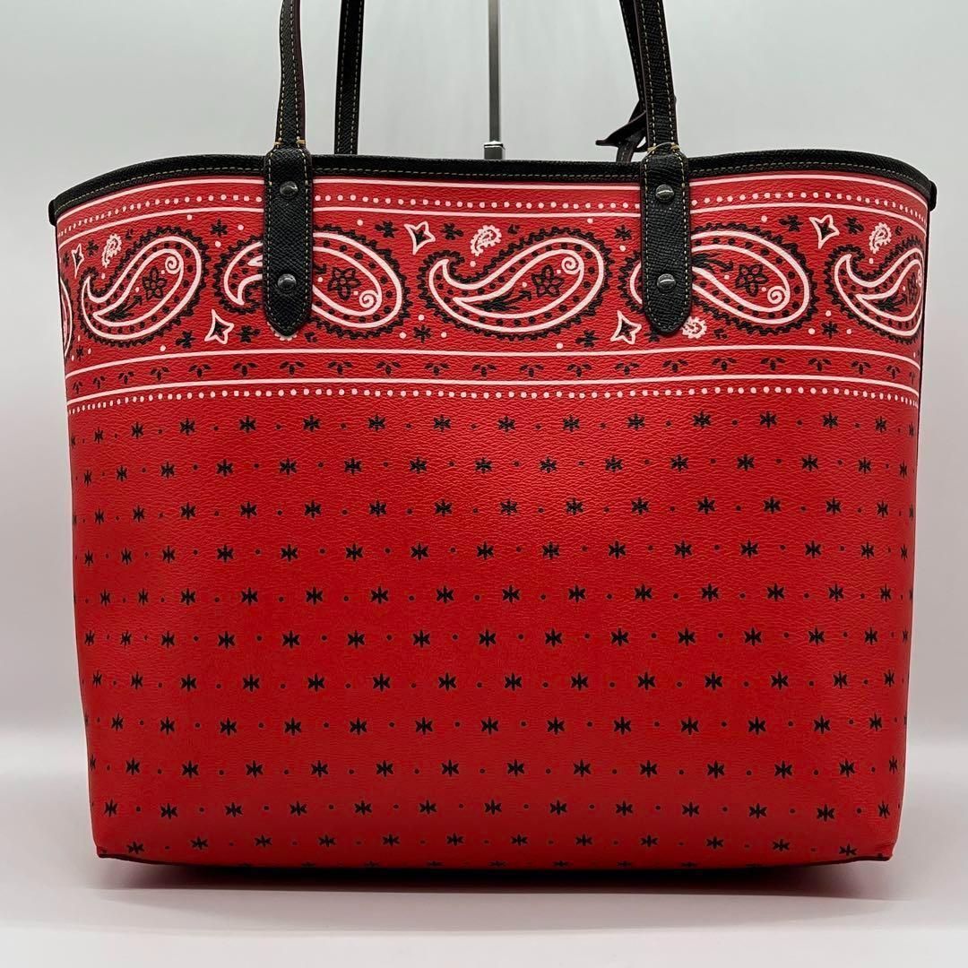 ✨極美品✨COACH コーチ ディズニー コラボ ペイズリー トートバッグ 