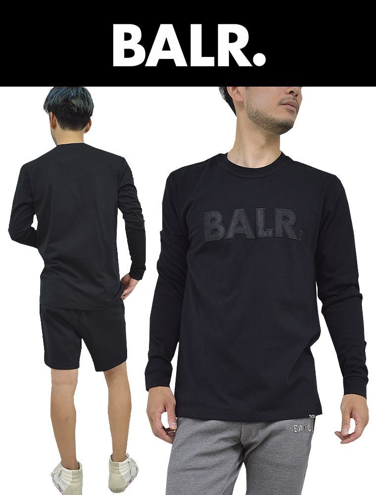 BALR ボーラー ストレートボーラーサテンエンブロロングスリーブT