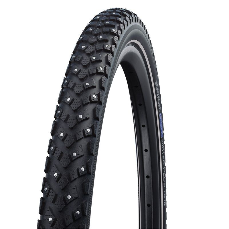 SCHWALBE シュワルベ マラソンウィンター プラス スパイクタイヤ ブラック リフレックス ETRTO 42-622 700x40C