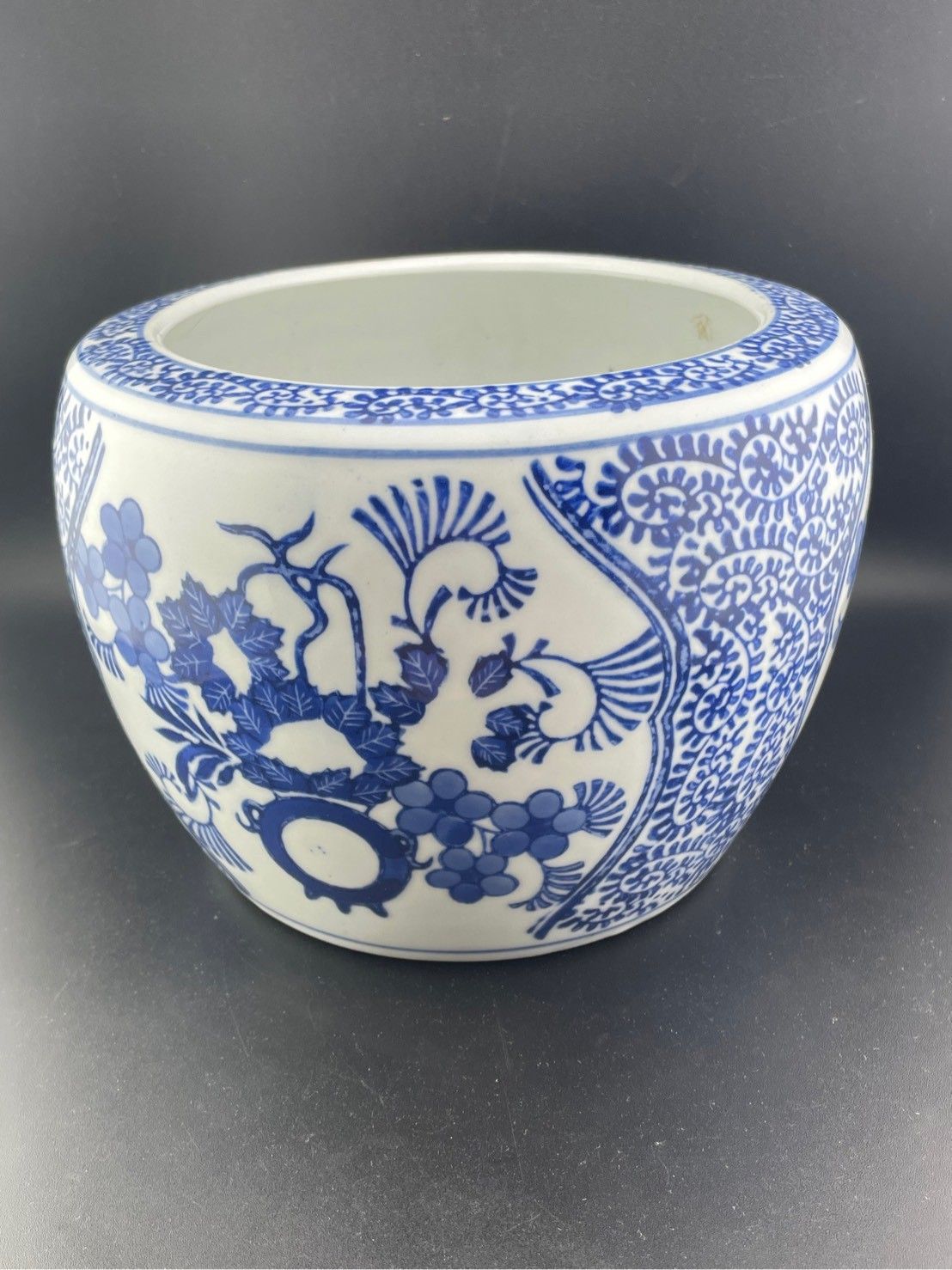 7380 火鉢 メダカ鉢 金魚鉢 睡蓮鉢 昭和レトロ アンティーク(その他