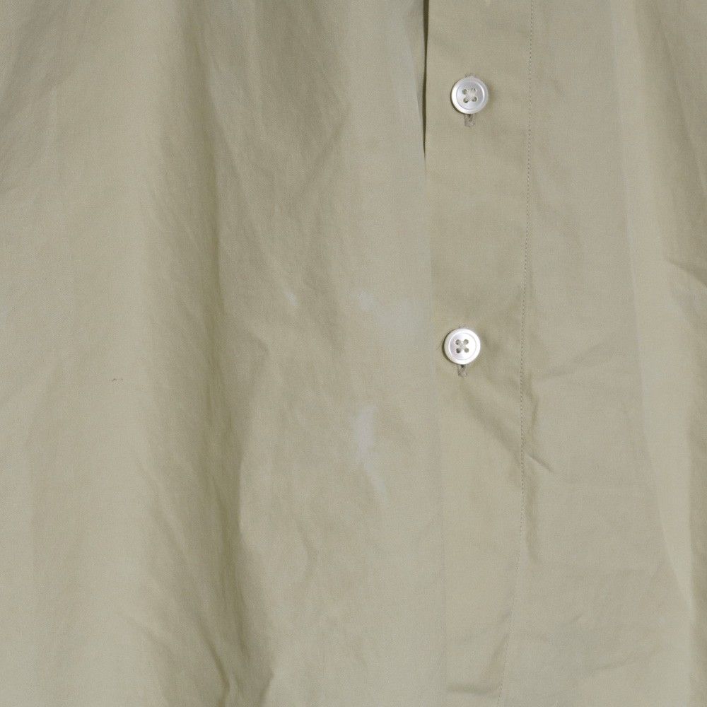 AURALEE WASHED FINX TWILL HALF SLEEVED BIG SHIRTS サイズ5