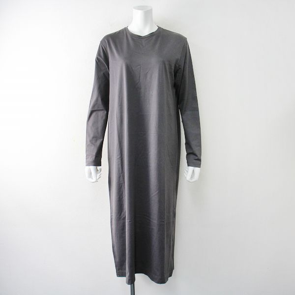 ATON エイトン SUVIN 60/2 LONGSLEEVE DRESS スビンコットン長袖