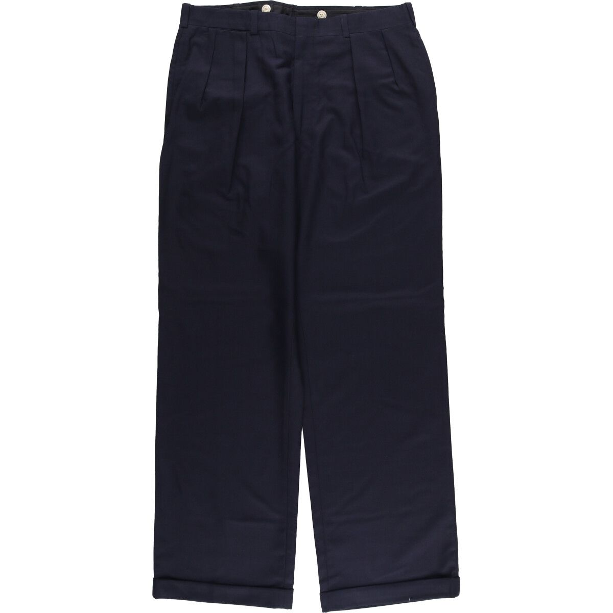 J4077 美品 インコテックス 1現行ストレッチシャーリングスラックス 紺46 J4077 美品 インコテックス 1現行ストレッチシャーリングスラックス 紺46