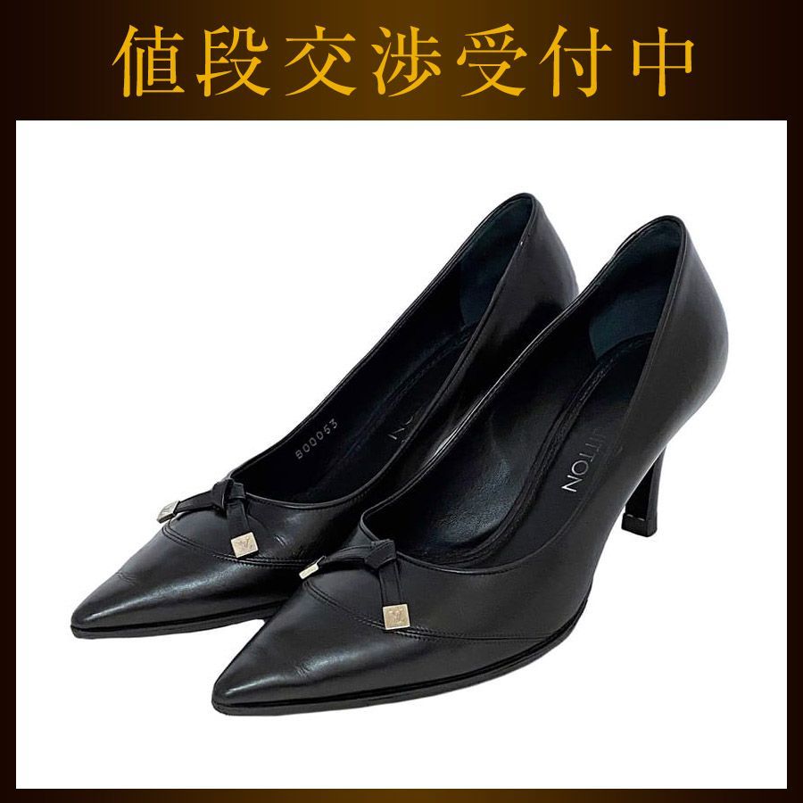 ルイ ヴィトン パンプス ec-21318 ブラック 美品 23.0cm - メルカリ 