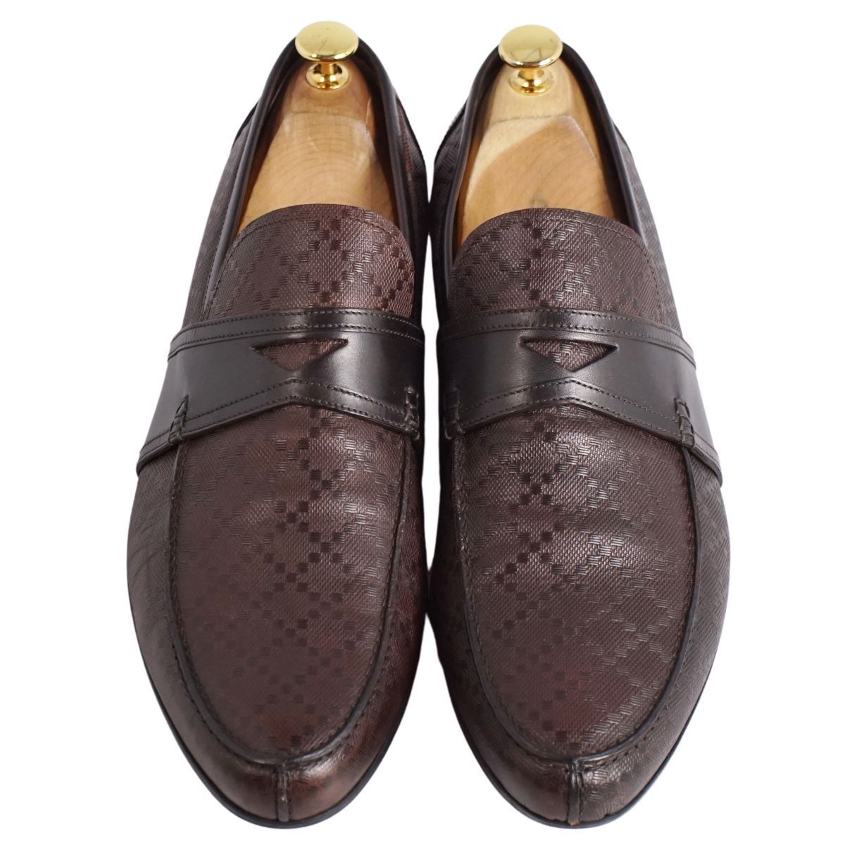 グッチ GUCCI ローファー モカシン ビジネスシューズ レザー 革靴 メンズ