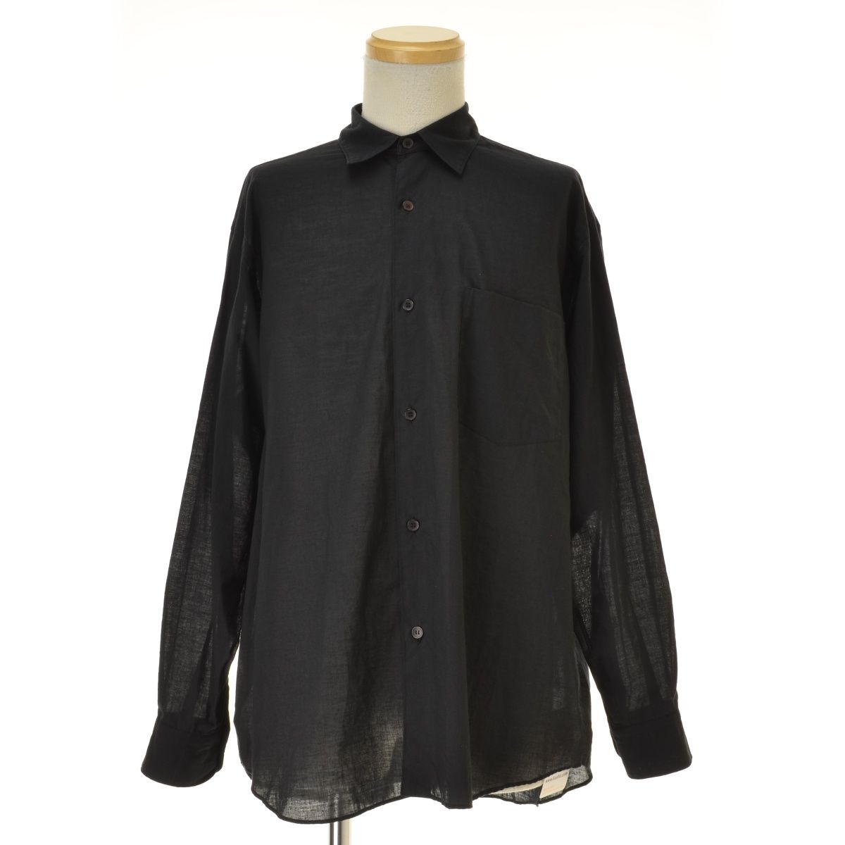 COMOLI】24SS Z01-02011 KHADIコットン コモリシャツ長袖シャツ