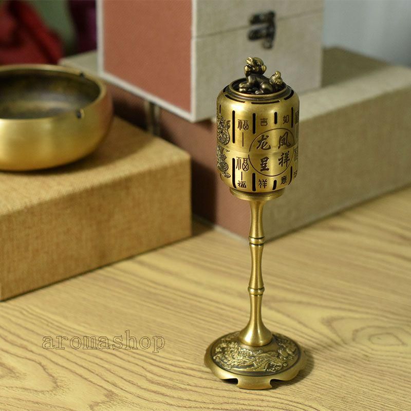 銅製 香炉 龍鳳博山香り炉 檀香炉 茶道具 香道具 装飾品 工芸品