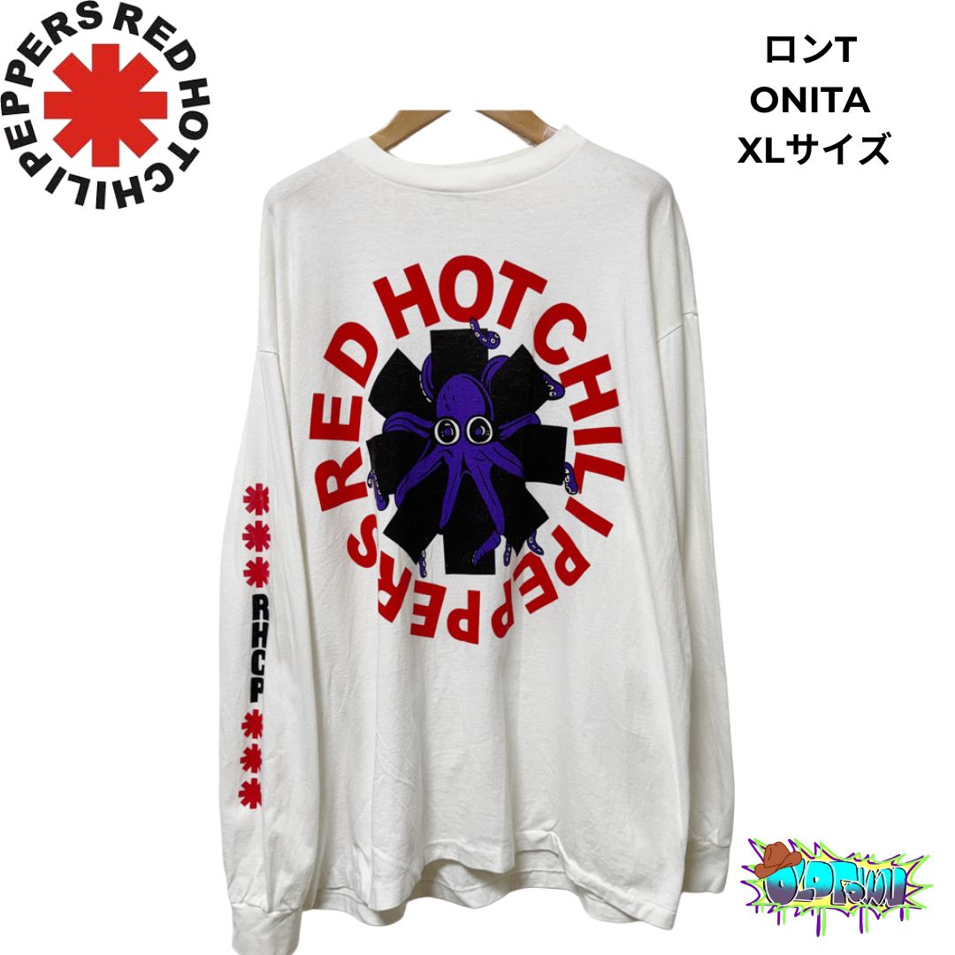 90s USA製 ONEITA製 レッチリ バンドT XLサイズ ロンT GIVE IT 90s USA製 ONEITA製 レッチリ バンドT XLサイズ ロンT GIVE IT