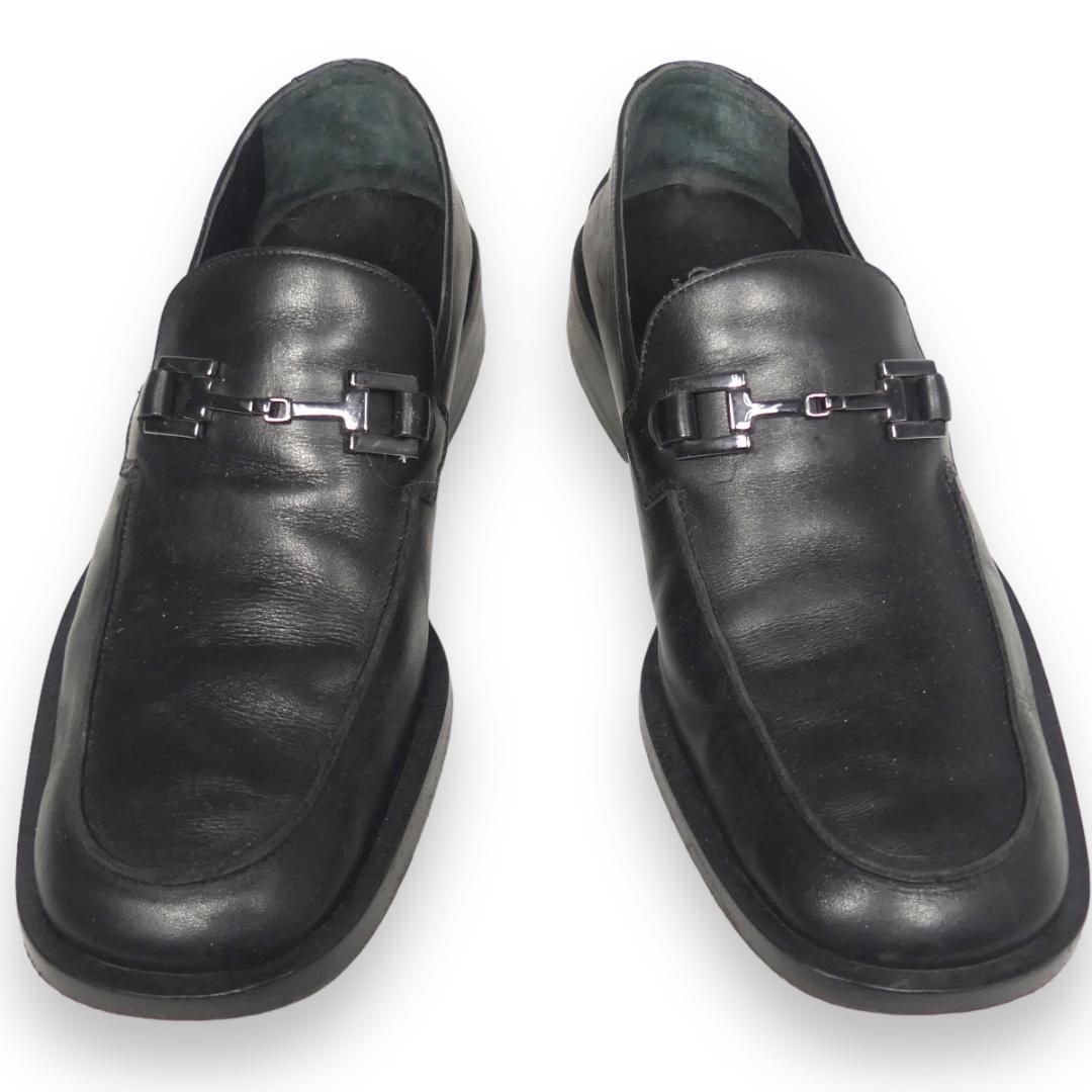 GUCCI ローファー イタリア製 GUCCI グッチ ローファー 26 本革 レザー メンズJJ485