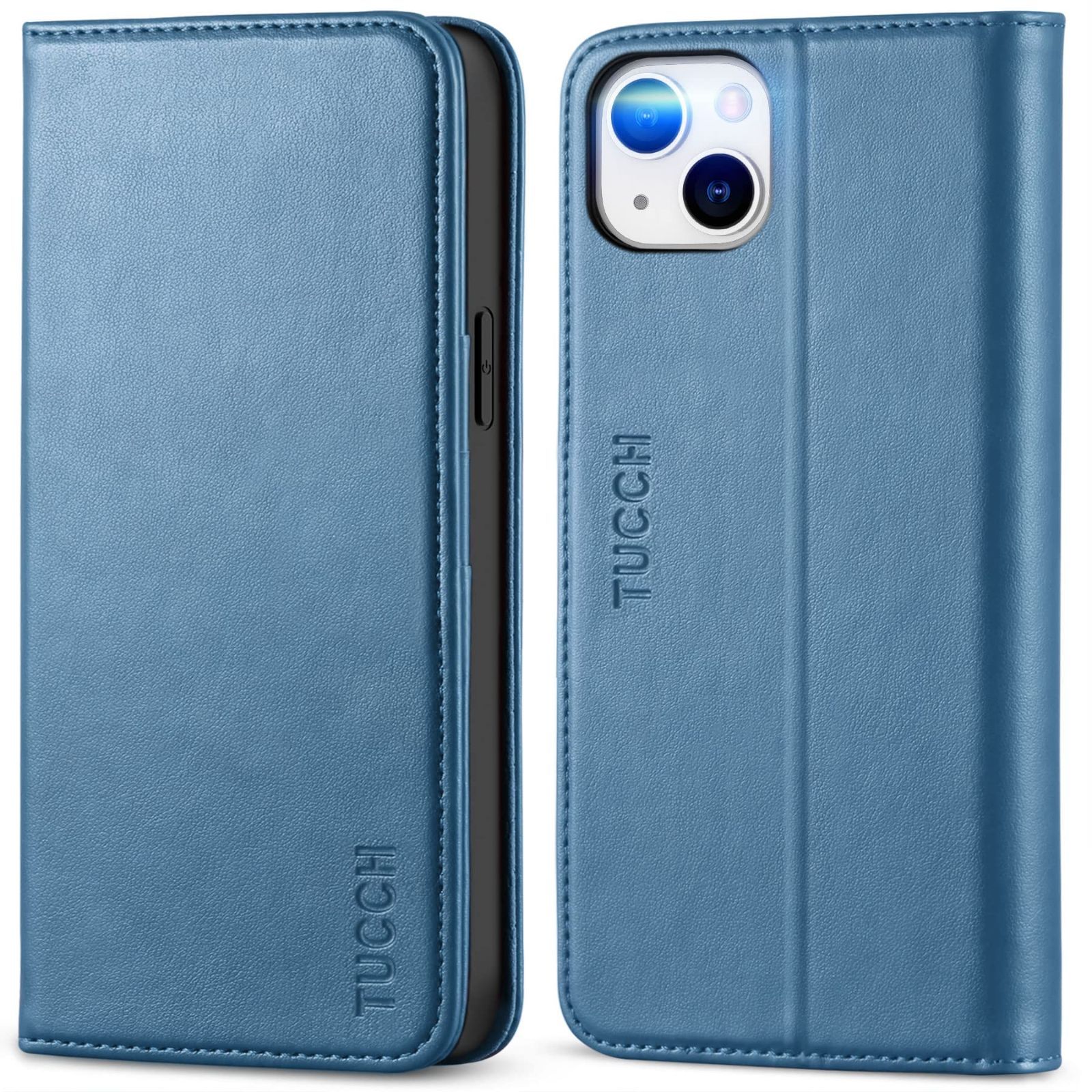 TUCCH iPhone14 Plus 対応 ケース 手帳型 iPhone 14 プラス ケース 手帳型 衝撃吸収 カード収納 スタンド機能 高級PU合皮 [RFIDブロッキング] アイフォン14 プラス ケース アイフォン14 Plus 財布型