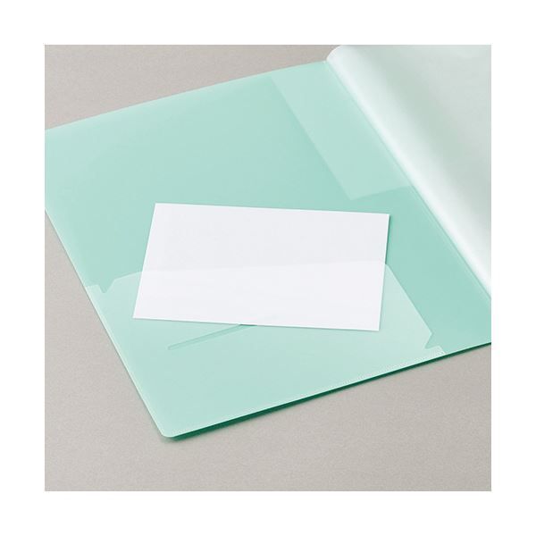(まとめ）TANOSEE クリアブック（透明表紙） A4タテ 12ポケット グリーン 60冊〔×3セット〕 まとめ） TANOSEE クリアブック（透明表紙） A4タテ 36ポケット 背幅