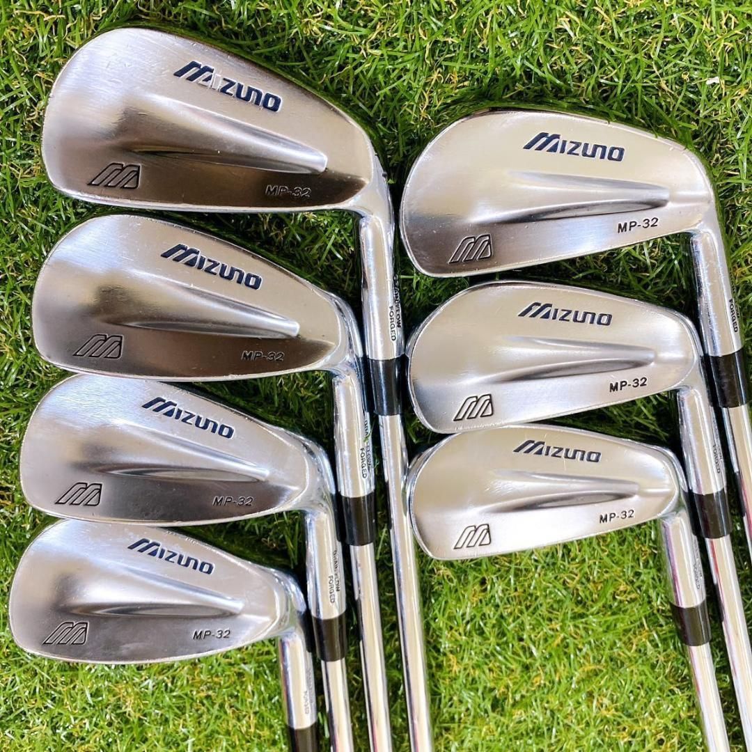 良品 MIZUNO MP-32 ミズノ メンズアイアン 7本 カットマッスル 良品 MIZUNO MP-32 ミズノ メンズアイアン 7本 カットマッスル