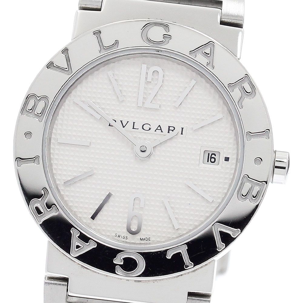 ブルガリ BVLGARI BBL26S ブルガリブルガリ デイト クォーツ レディース 保証書付き_910201