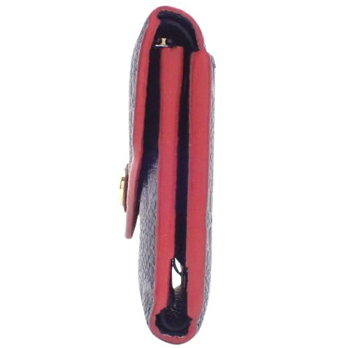 ルイヴィトン ポルトフォイユゾエ アンプラント マリーヌルージュ 折り