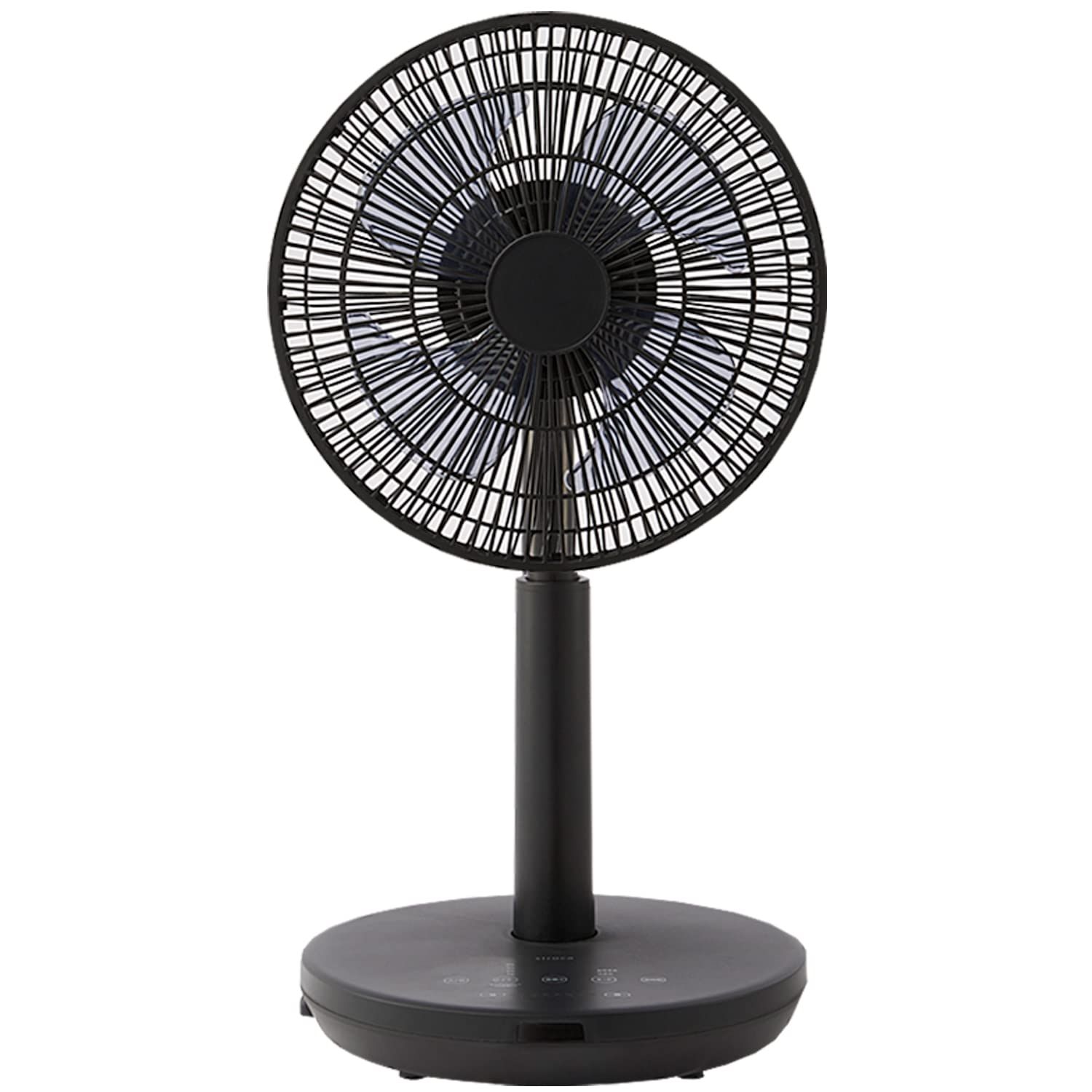 シロカ DC 扇風機 リビング サーキュレーター SF-C151 ブラック アロマ リモコン付き 逆回転モード 風量8段階 省エネ