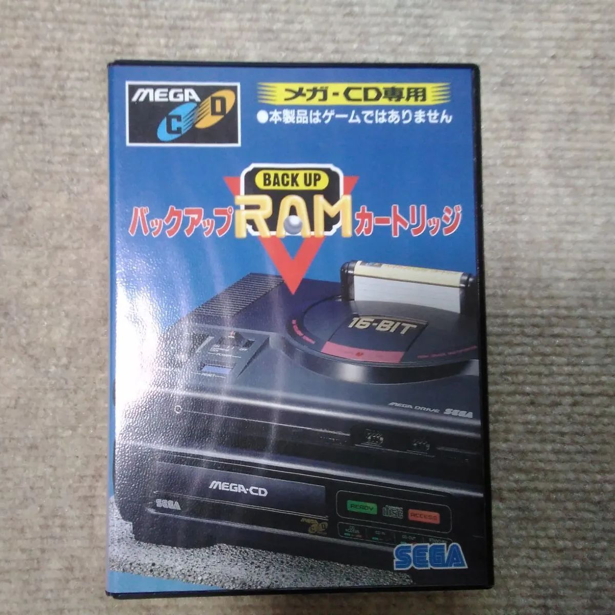 メガCD バックアップRAMカートリッジ ｜メガドライブ