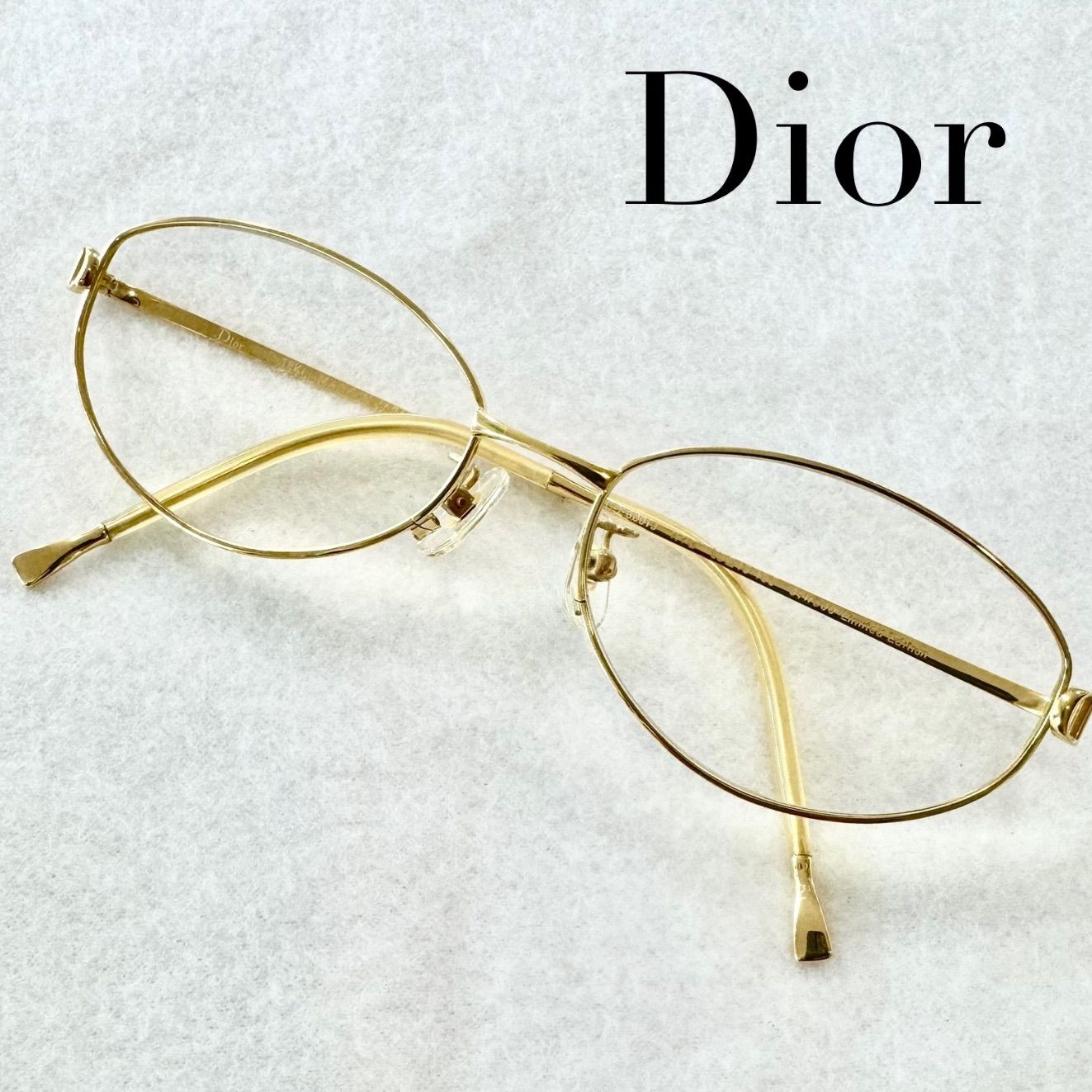 希少】Dior K18金無垢 眼鏡 クリスチャンディオール - メルカリ