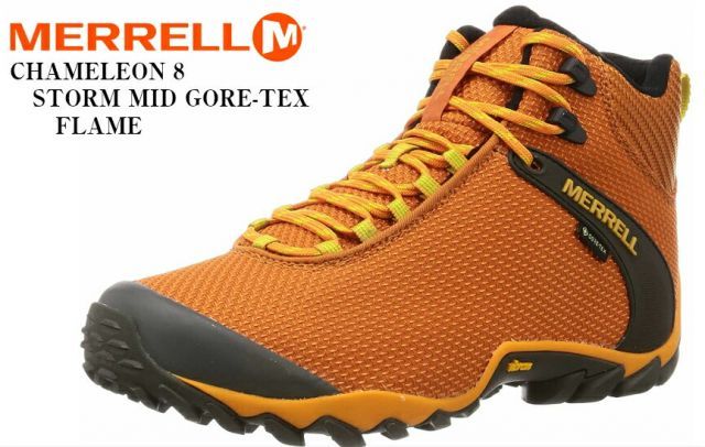 種類33:FLAME034095/27.0cm(9.0インチ) (メレル)CHAMELEON 8 STORM MID 種類33:FLAME034095/27.0cm(9.0インチ) (メレル)CHAMELEON 8 STORM MID