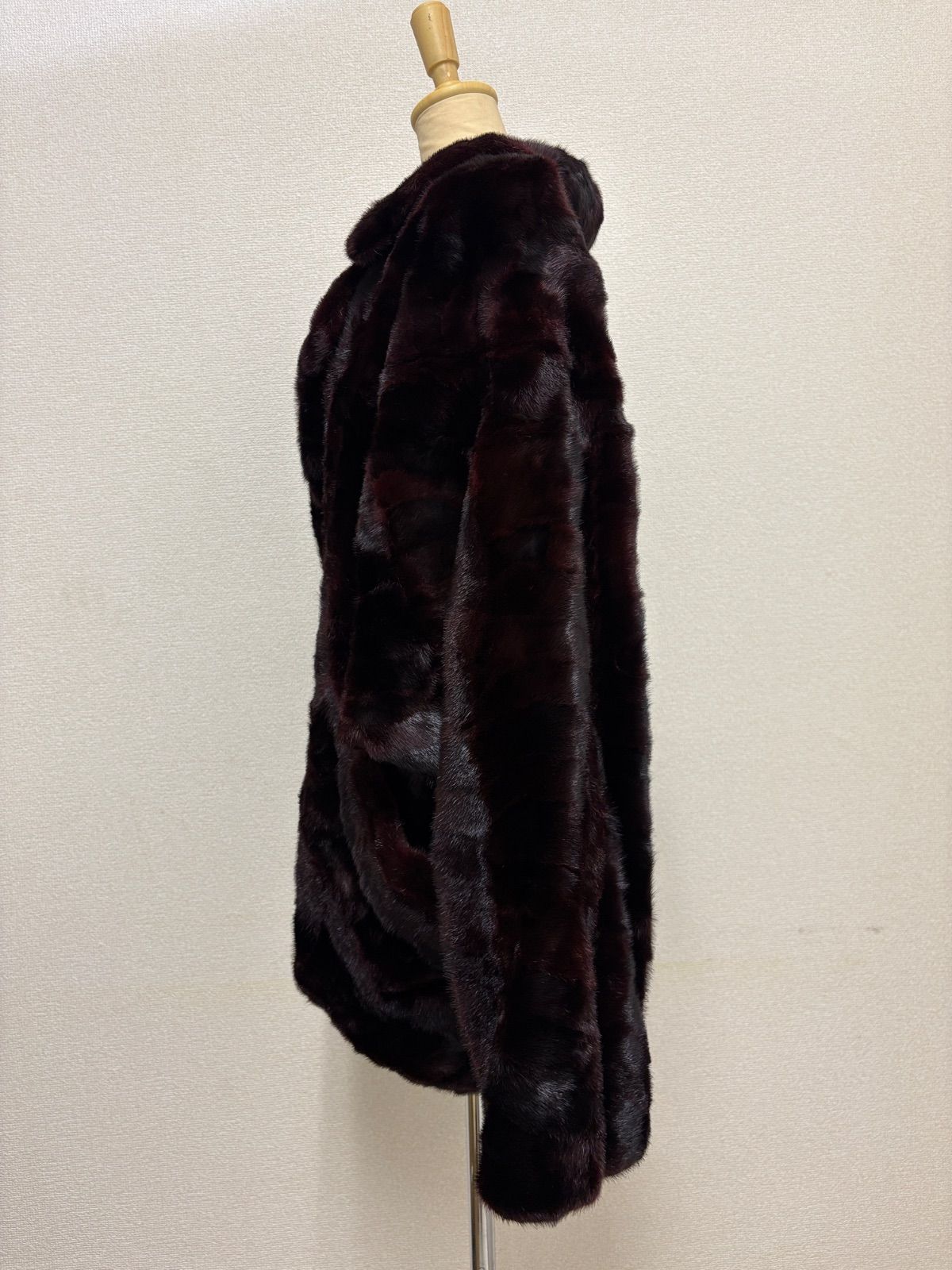 ミンクコート ドルマンスリーブ