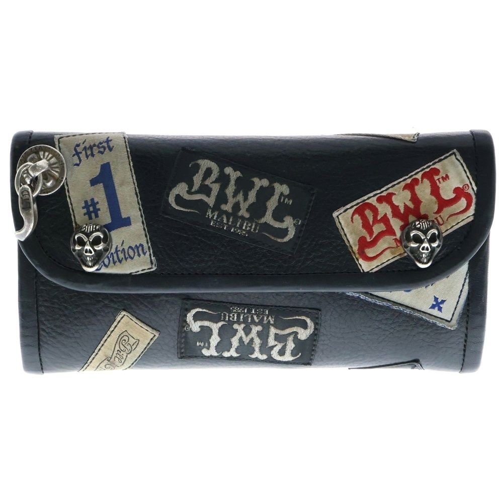 BILL WALL LEATHER ロングウォレット スカル ブラック BILL WALL LEATHER ロングウォレット スカル ブラック 【公式通販】