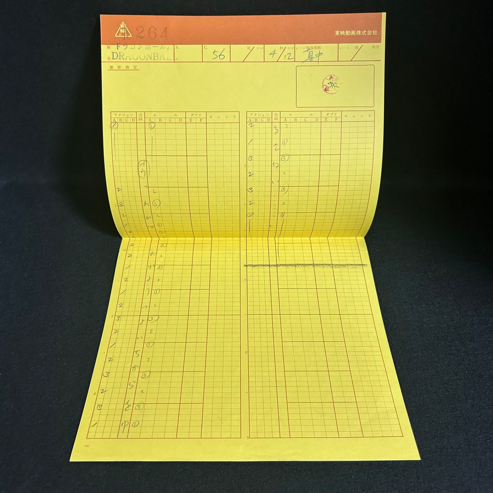 ドラゴンボールZ ゴテンクス セル画 動画 当時物 レア 昭和 背景付き