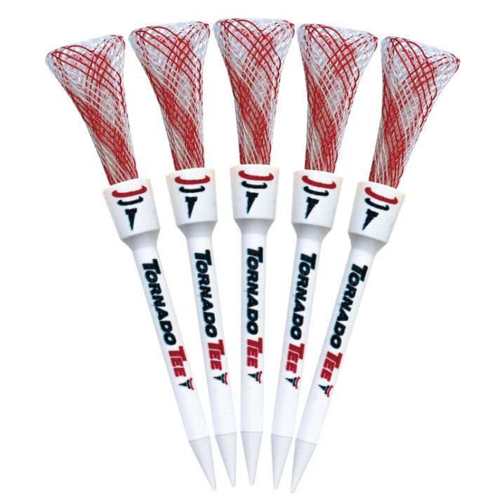 TORNADO TEE 　トルネードティー　ホワイト/レッド　5本入り　限定ジャパンカラー　日本正規品　3.25インチ（8.25cm）