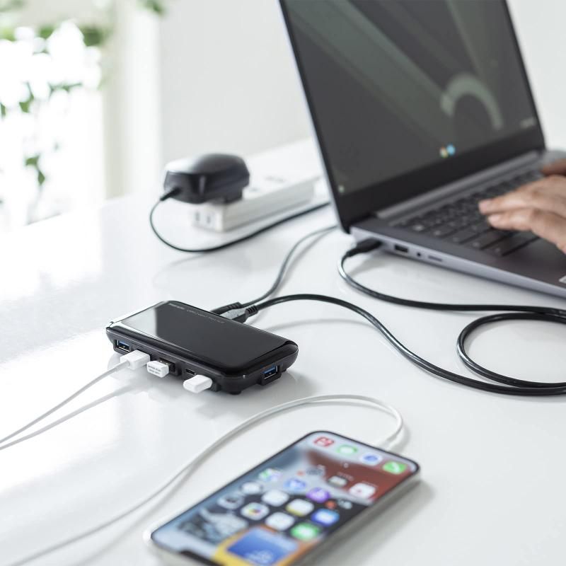 7ポートハブ USB-3TCH38BK