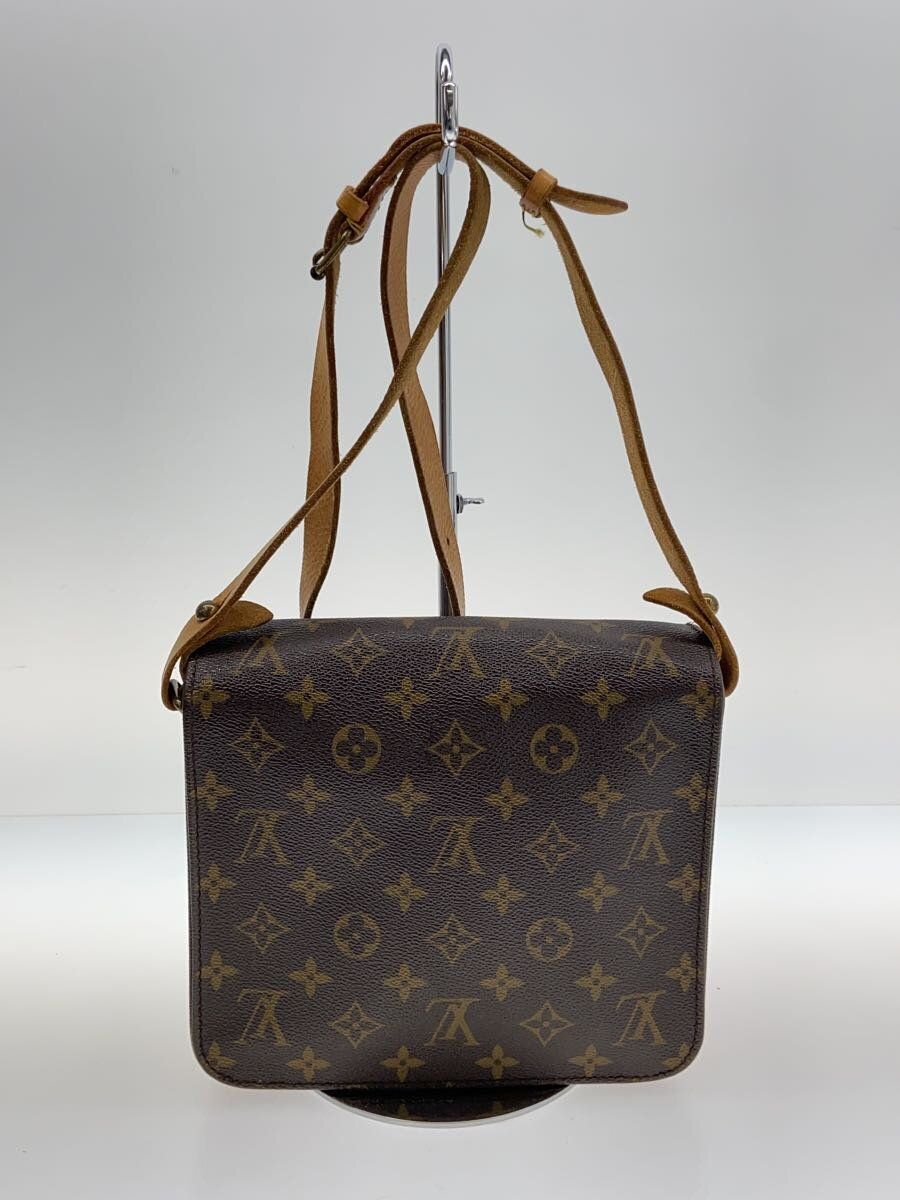 LOUIS VUITTON カルトシエールMM_モノグラム・キャンバス_BRW PVC ブラウン 総柄 - メルカリ