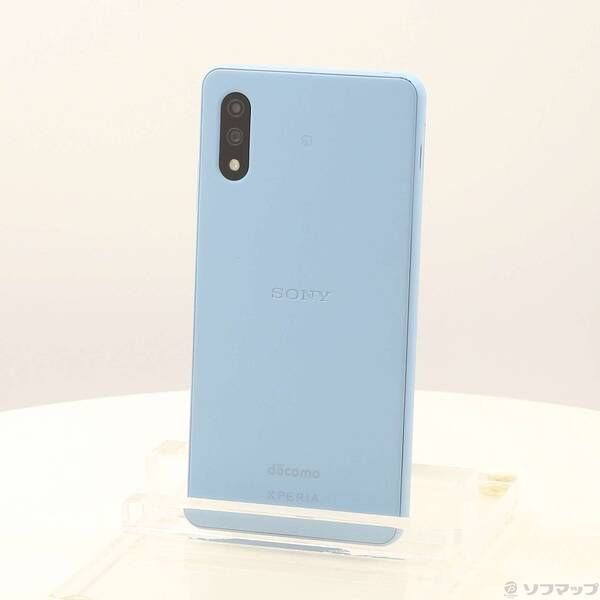 中古品〕 Xperia Ace II 64GB ブルー SO-41B docomoロック解除