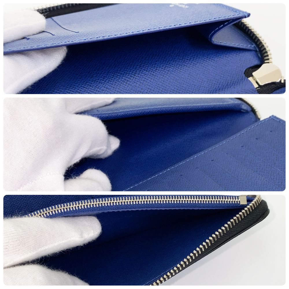 極美品✨ ルイヴィトン ジッピーウォレット ヴェルティカル タイガラマ　コバルト 極上美品】ルイヴィトン LOUIS VUITTON モノグラム タイガラマ