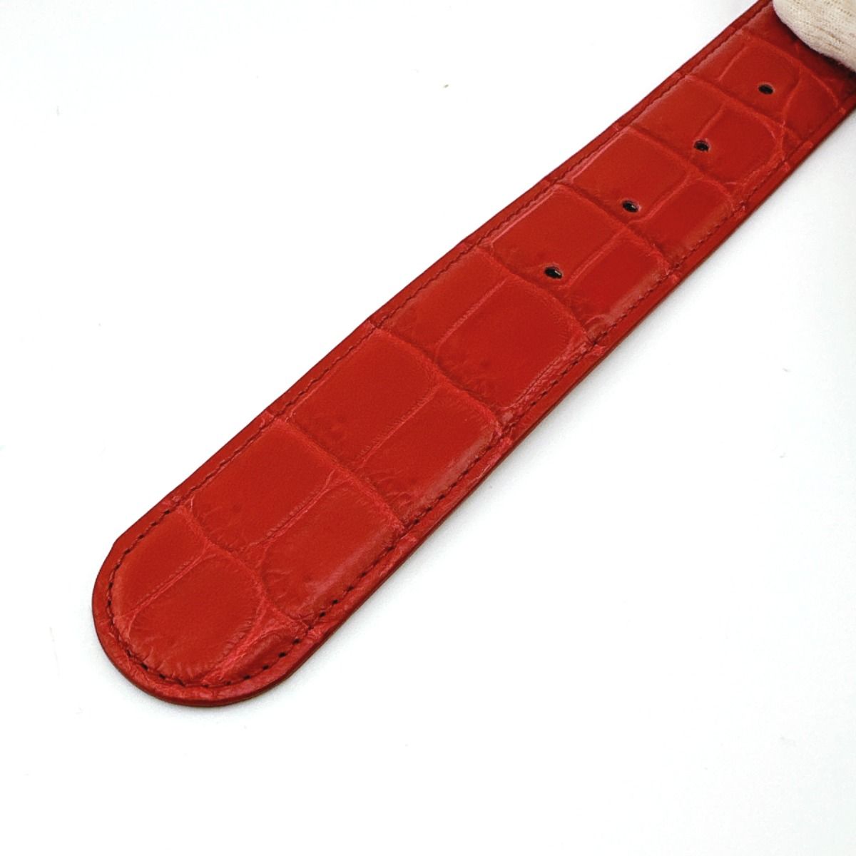 クロコダイル MHM-0005 ベルト レッド  CROCODILE A HCP社 クロコダイル MHM-0005 HCP社 GERBERA ベルト CROCODILE レッド - メルカリ